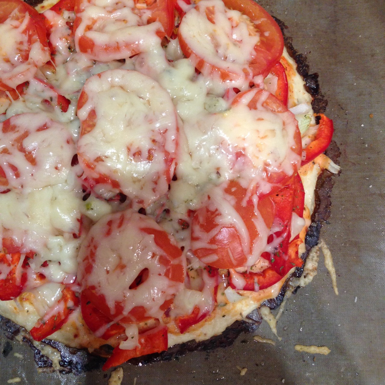 Куриное филе под овощами и сыром «Спортивная пицца»