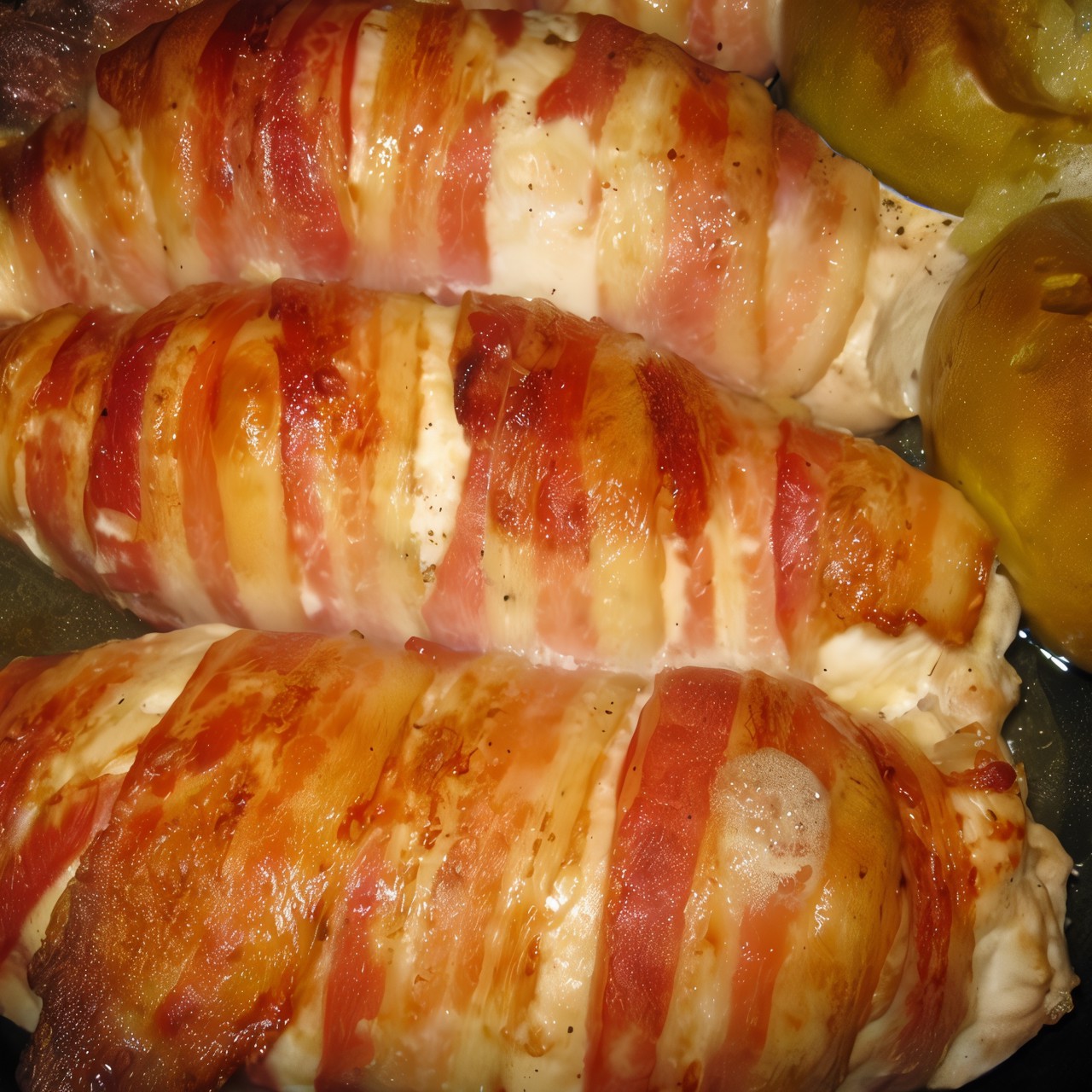 Куриные грудки  фаршированные сыром