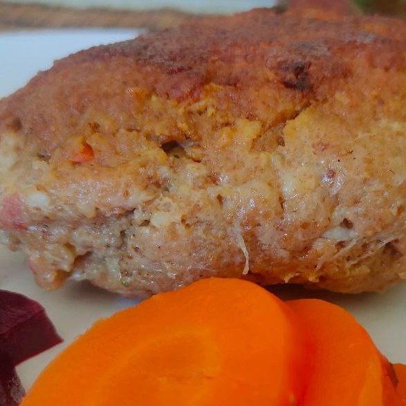 Куриные котлеты с грибами