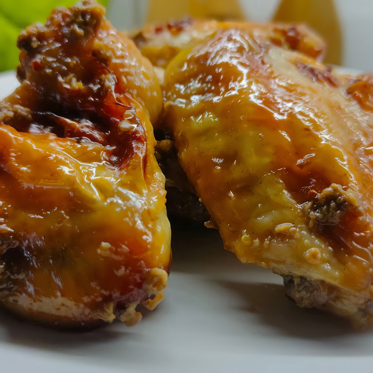 Куриные крылышки в медово-горчичном соусе