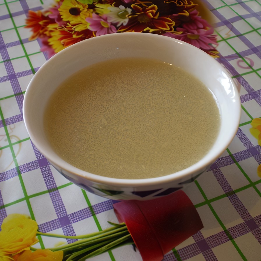 Куриный бульон с мирпуа