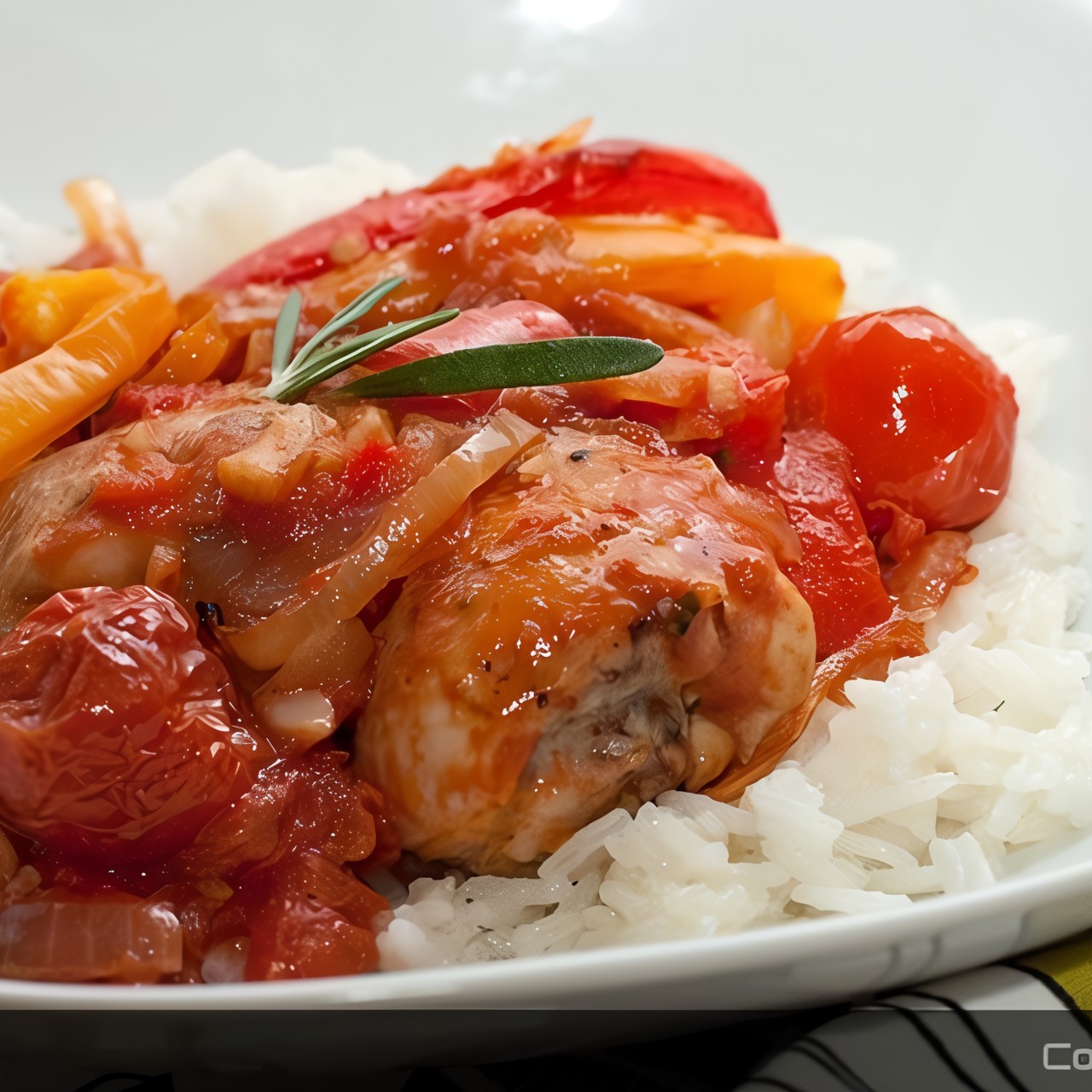 Курочка запеченная с овощами