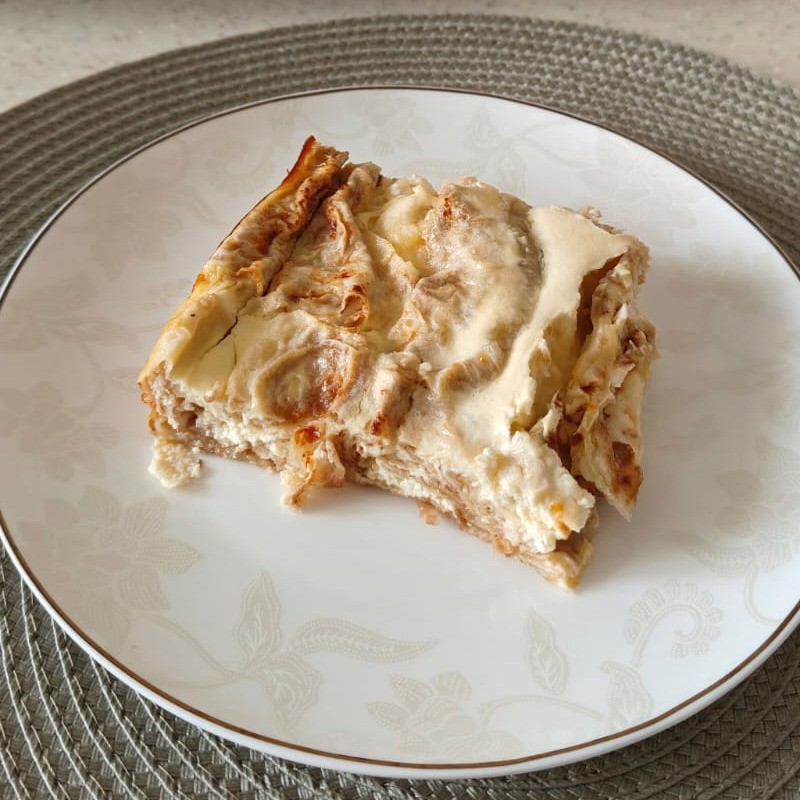 Кывырма (ленивый пирог из лаваша)