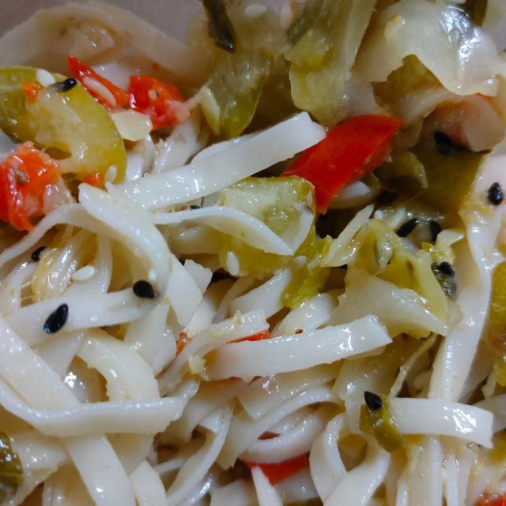 Лапша удон с овощами