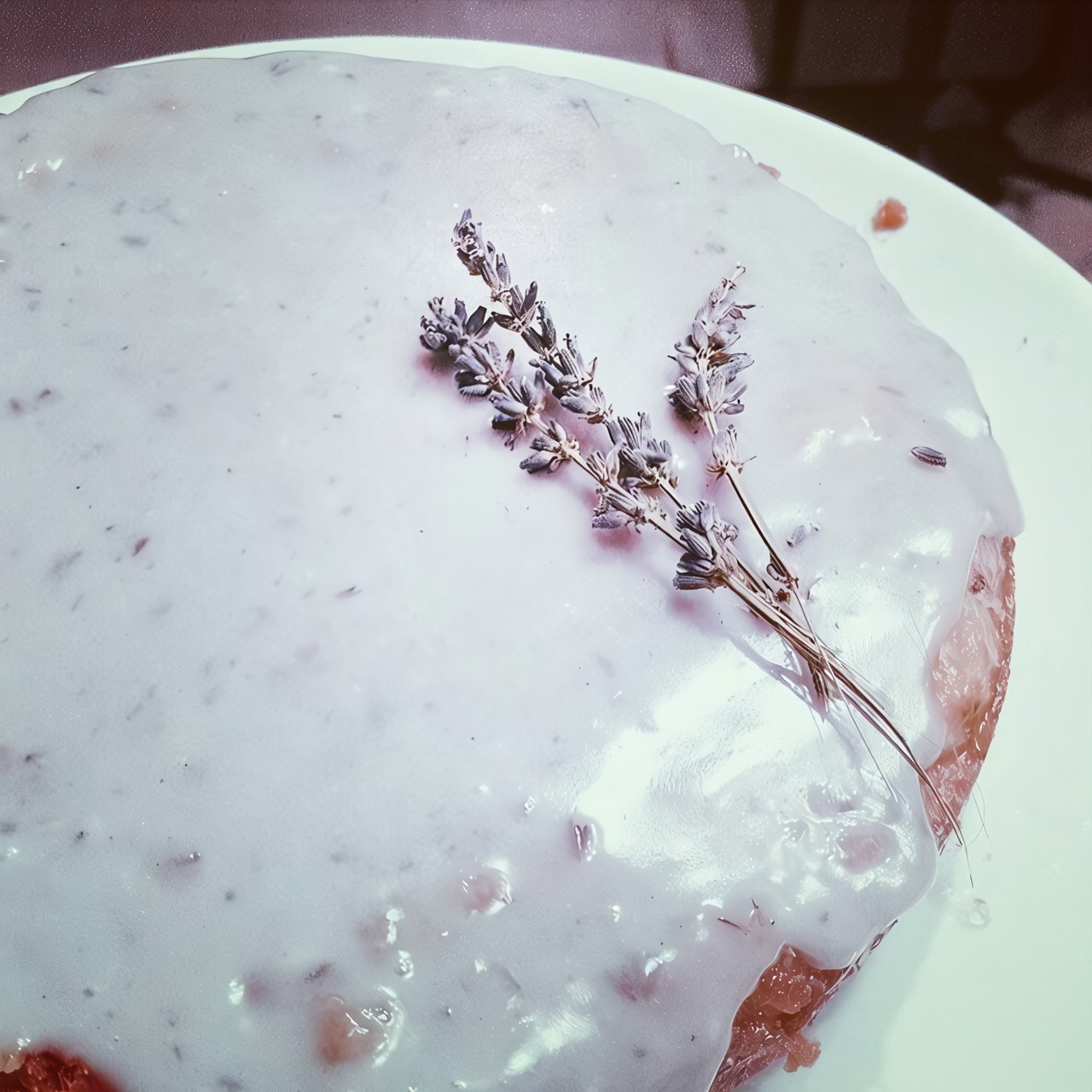 Лавандовый кекс