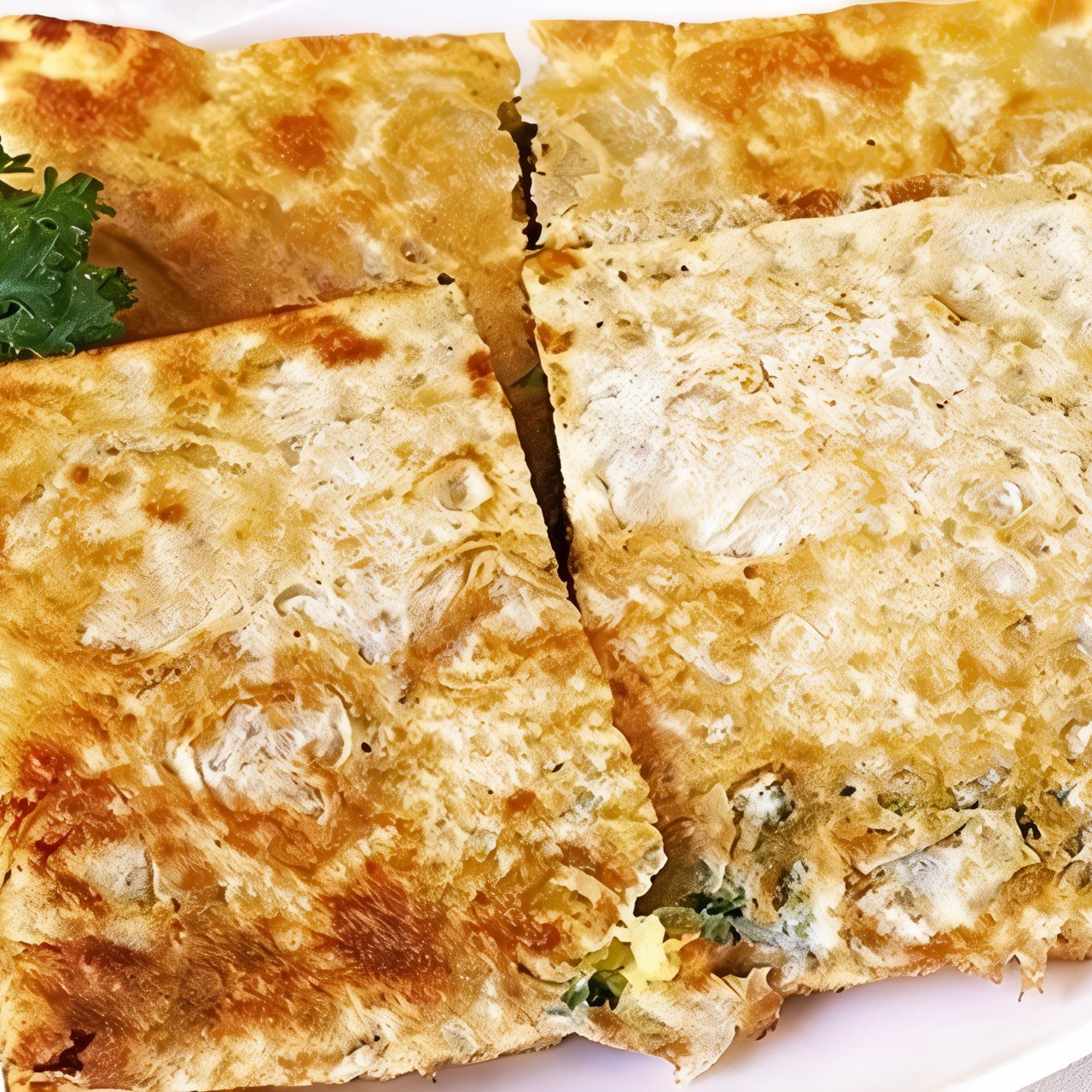 Лаваш с зеленью