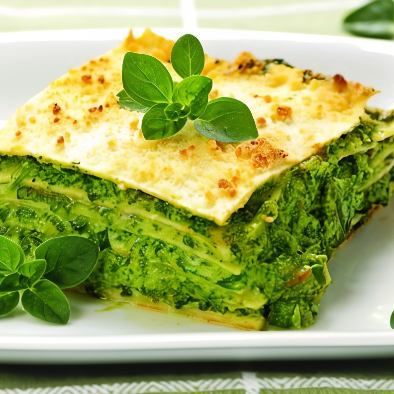 Лазанья из шпината и феты (aka Spanakopita Lasagna)