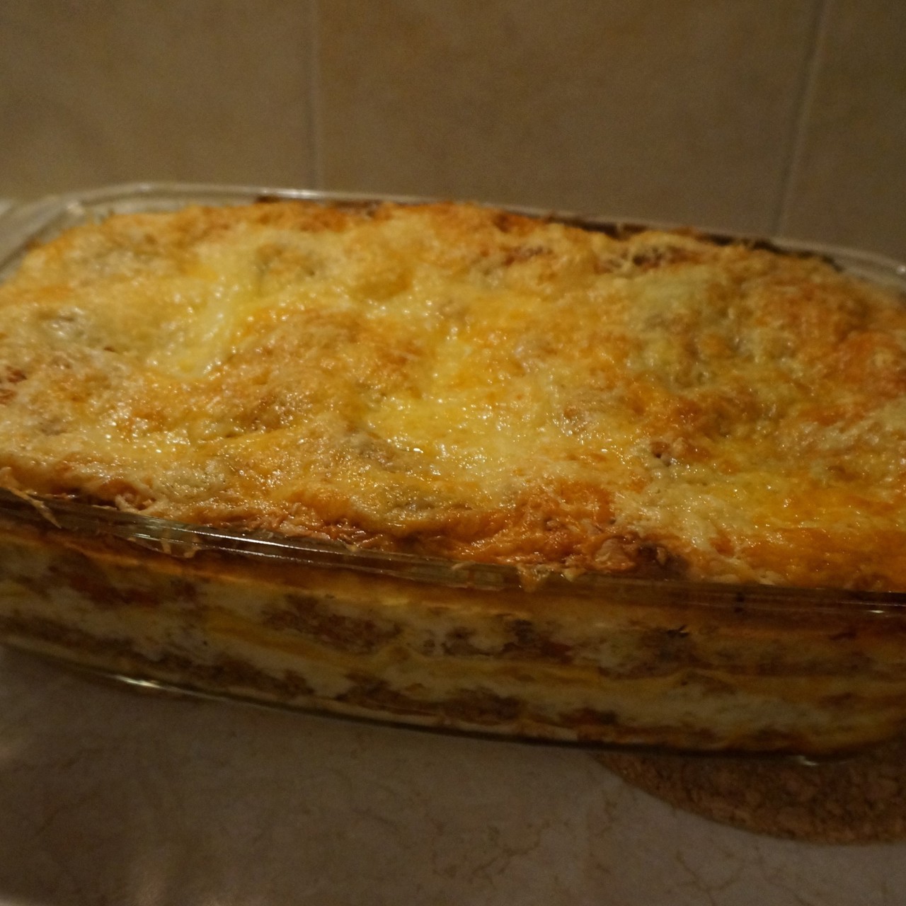 Лазанья из смешанного фарша