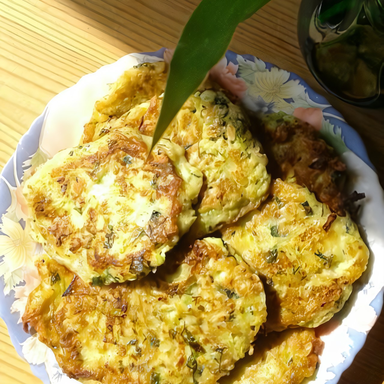 Легкие кабачковые оладьи