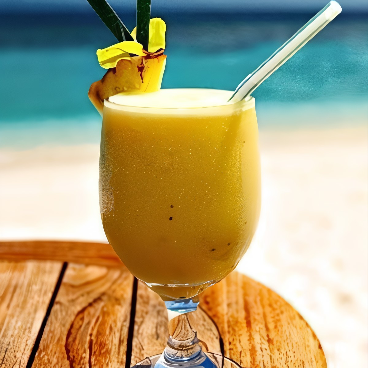 Легкий банановый коктейль с овсяными хлопьями