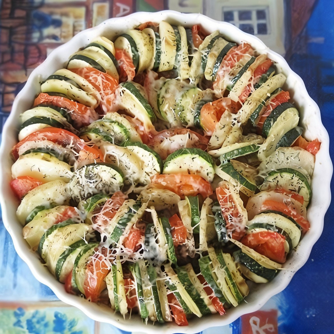 Легкое овощное соте