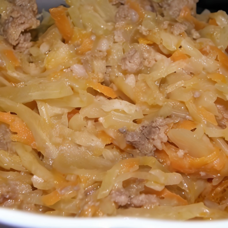 Ленивые голубцы ломтиками в духовке