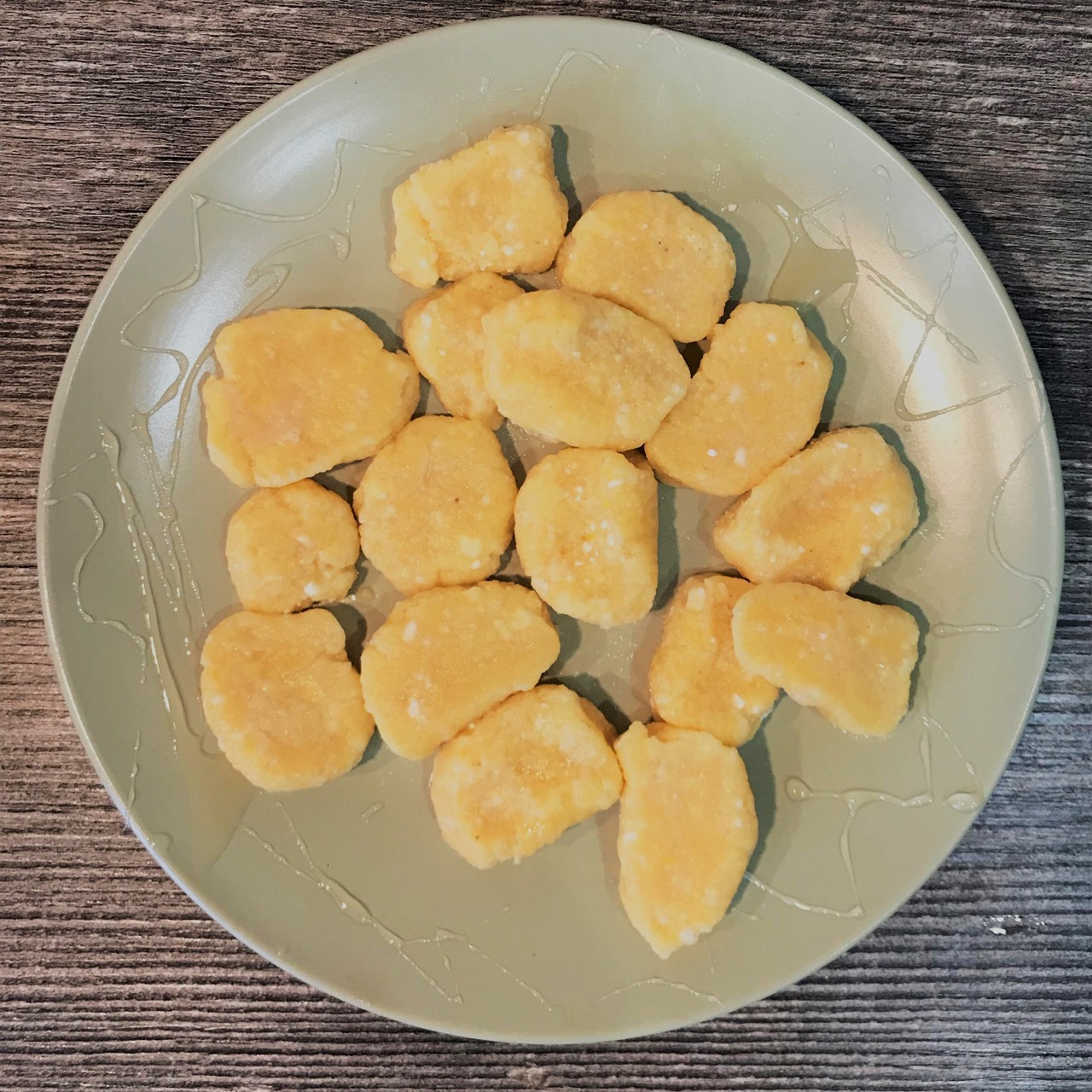 Ленивые вареники с тыквой