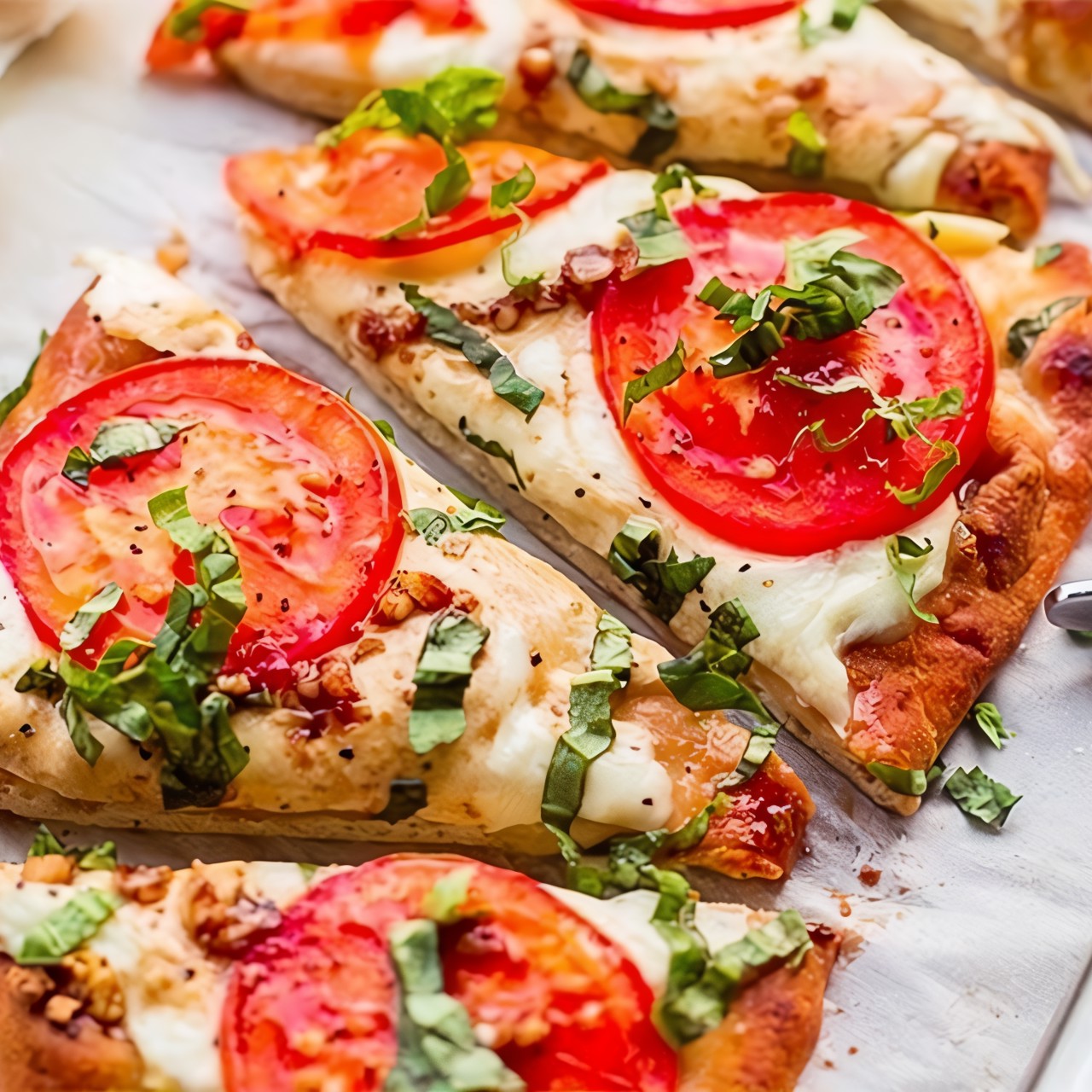 Лепешка с моцарелой