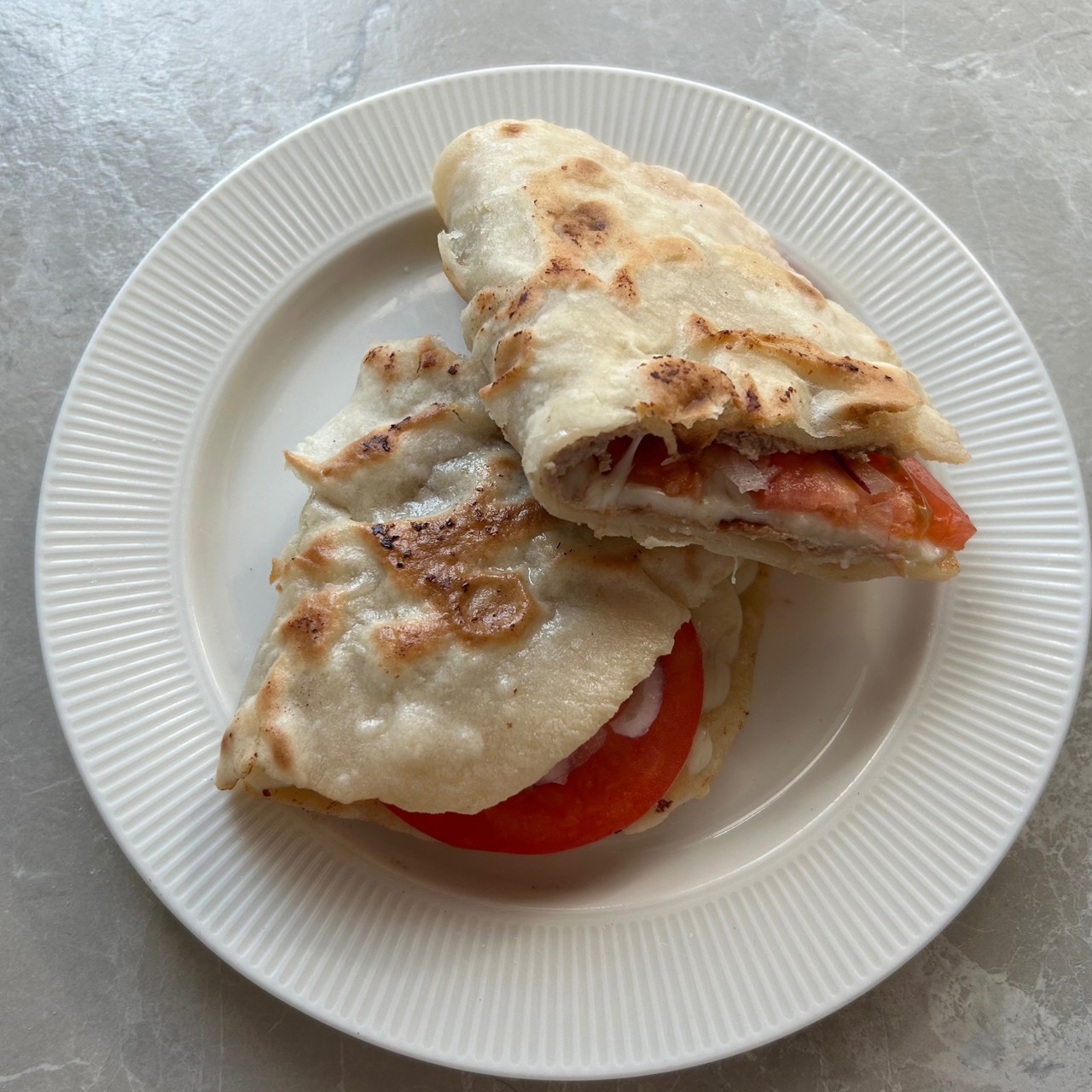 Лепешки с фаршем