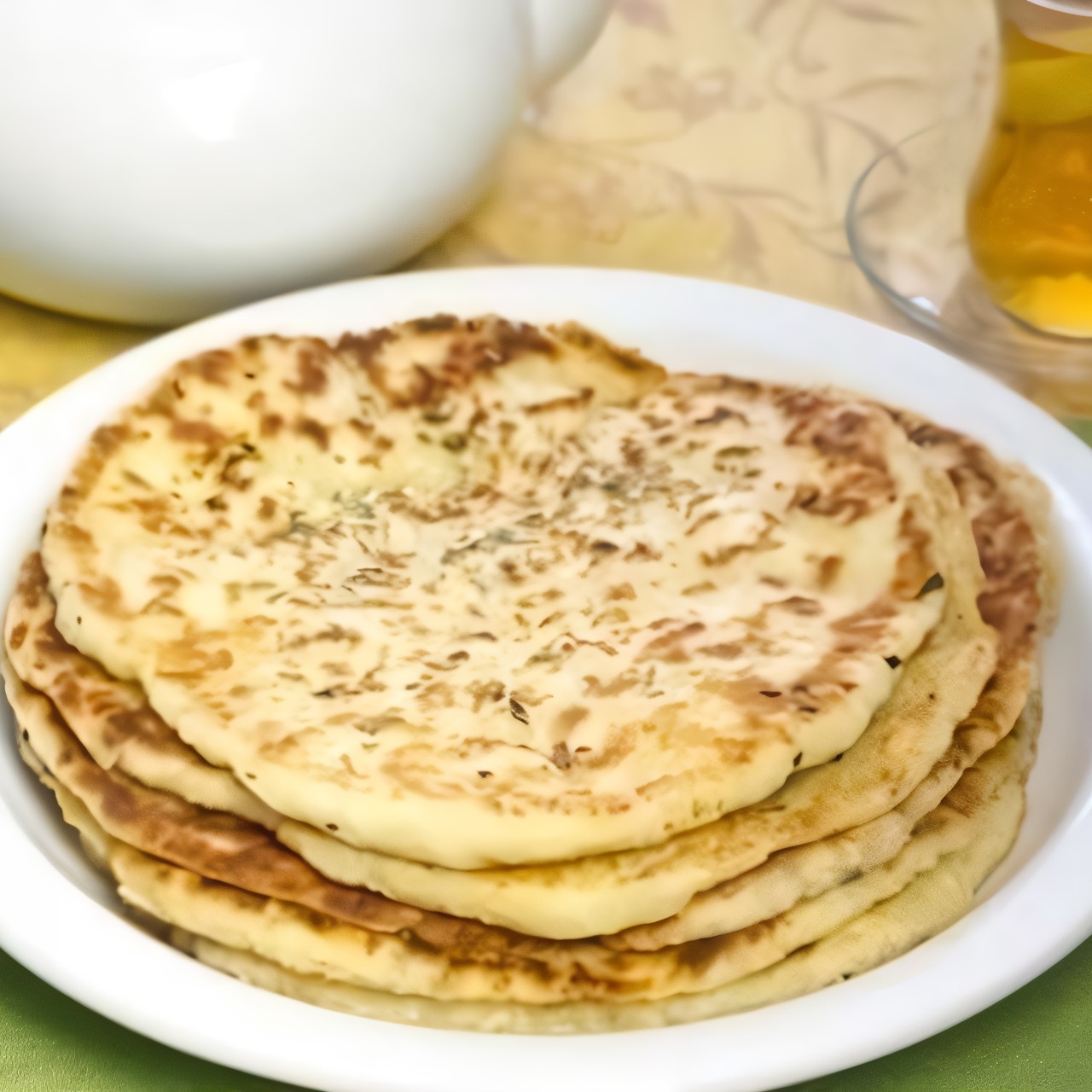 Лепешки с сыром на кефире