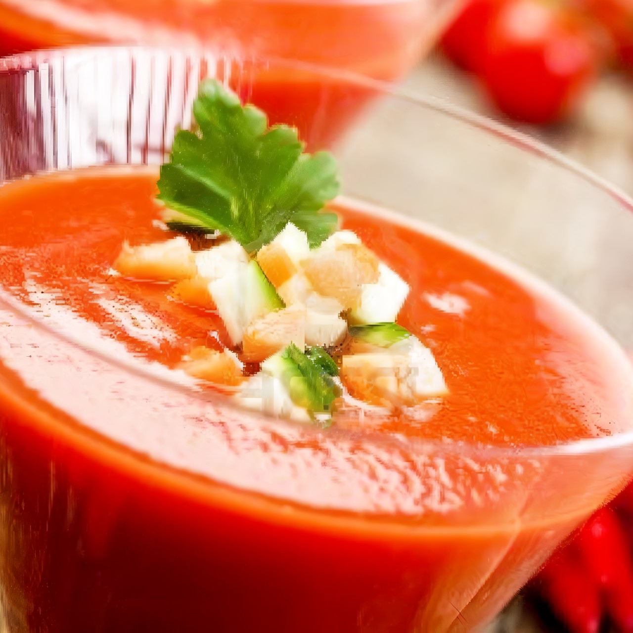 Летний свежий гаспачо