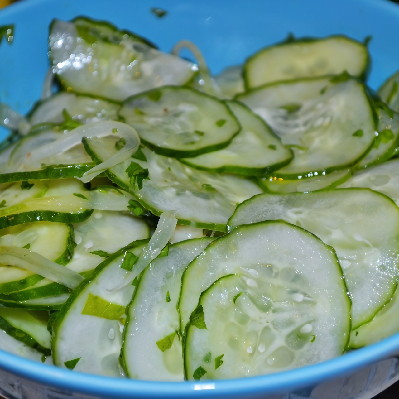 Летний зеленый салат