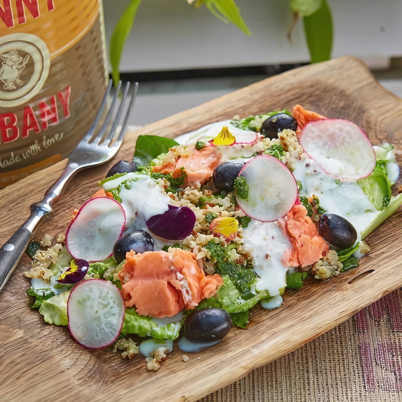 Летний салат с неркой от Funny Cabany