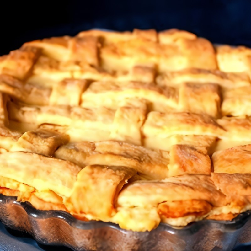 Лимонный пирог из песочного теста