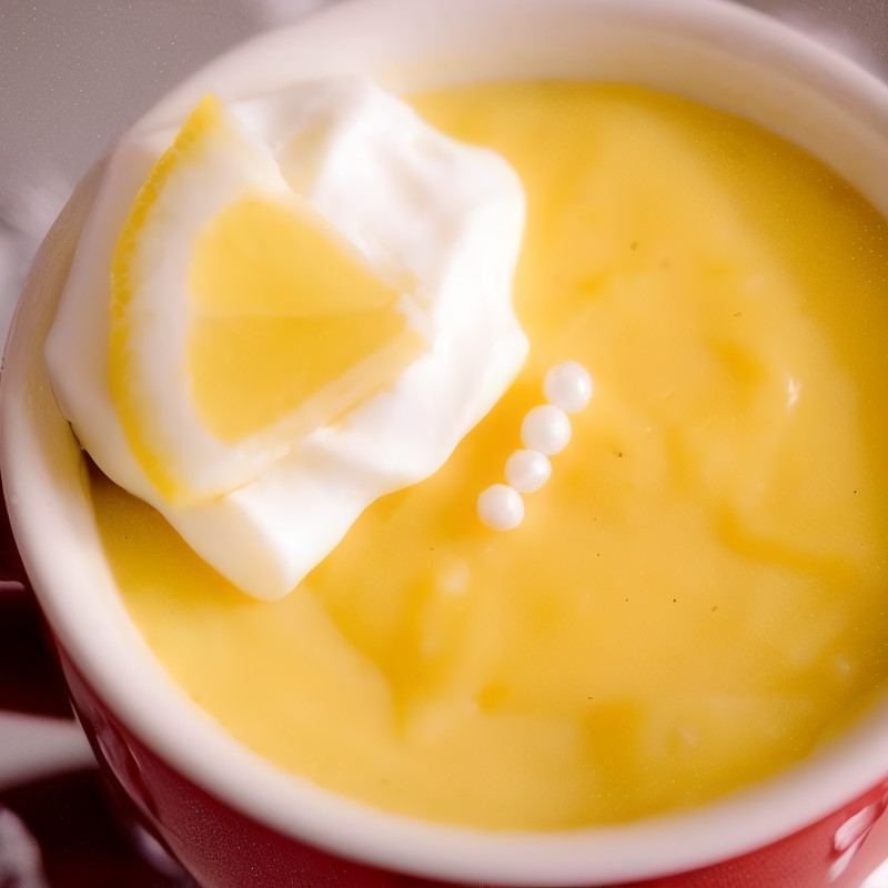 Лимонный заварной крем