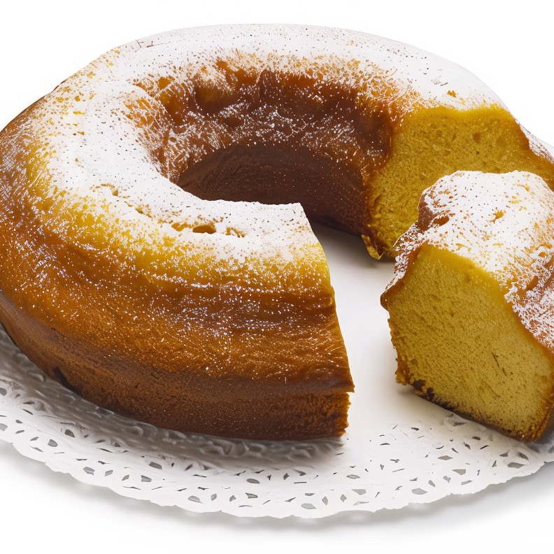 Лимонно-медовый кекс на кефире