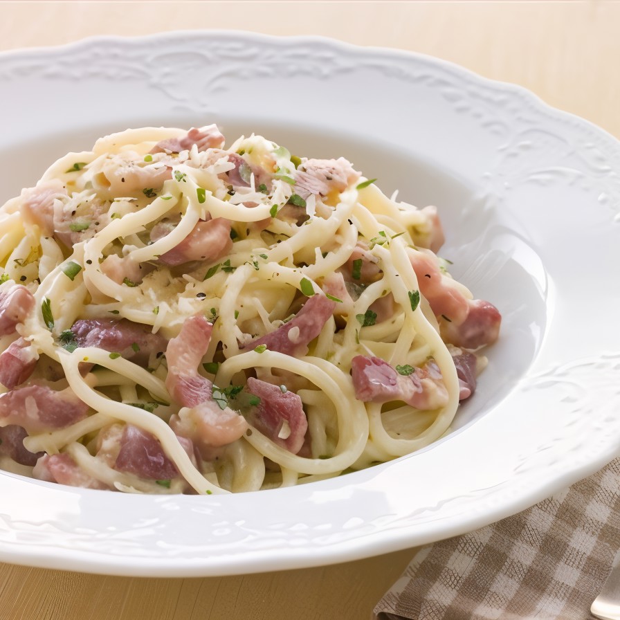 Лингвини с панчеттой