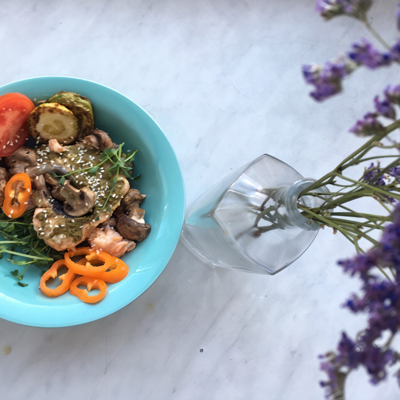 Лосось с микрогрином