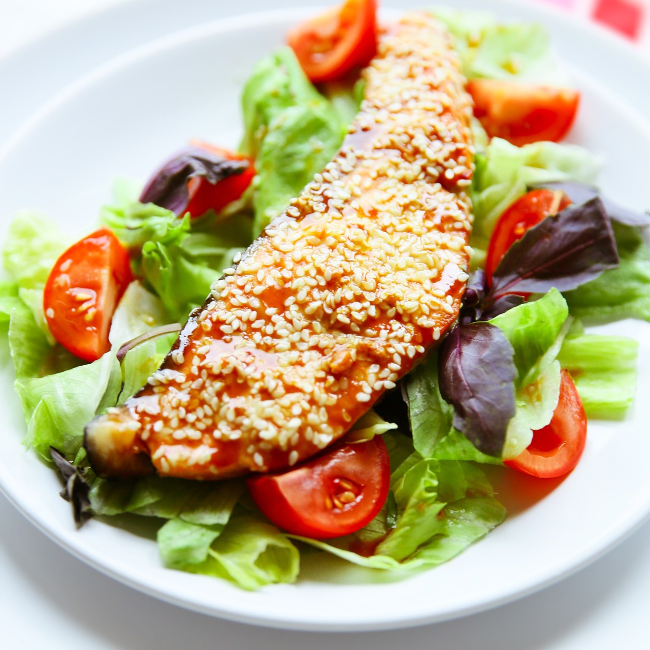 Лосось в горчичном маринаде