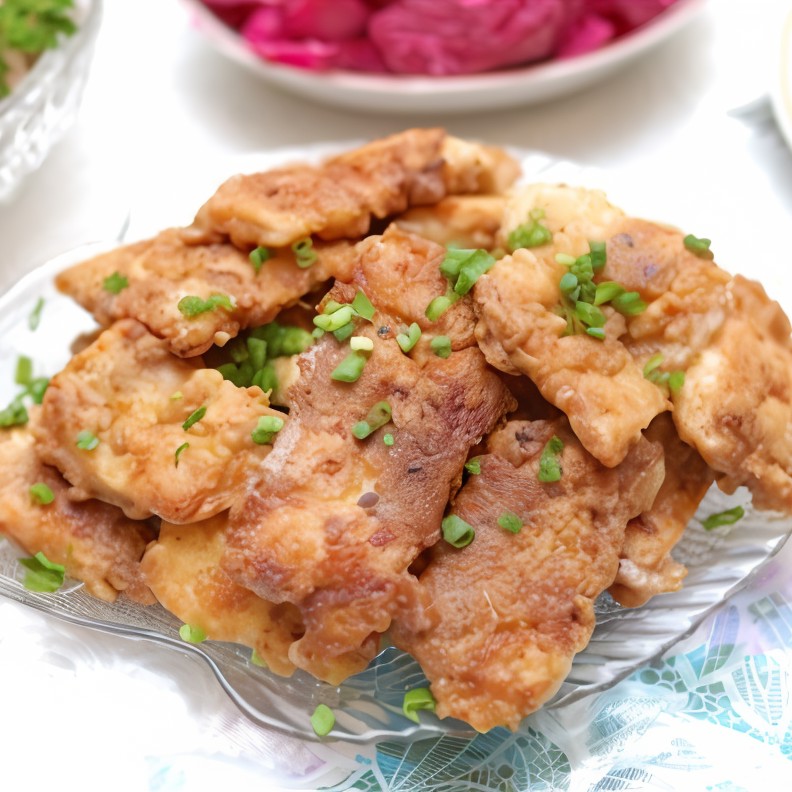 Лосось в пивном кляре