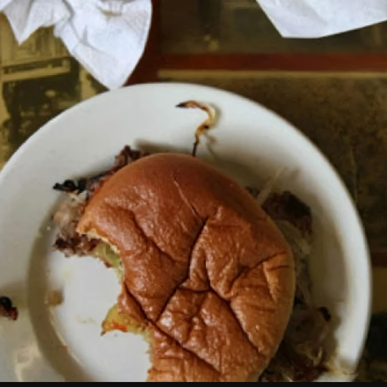 Луковый бургер