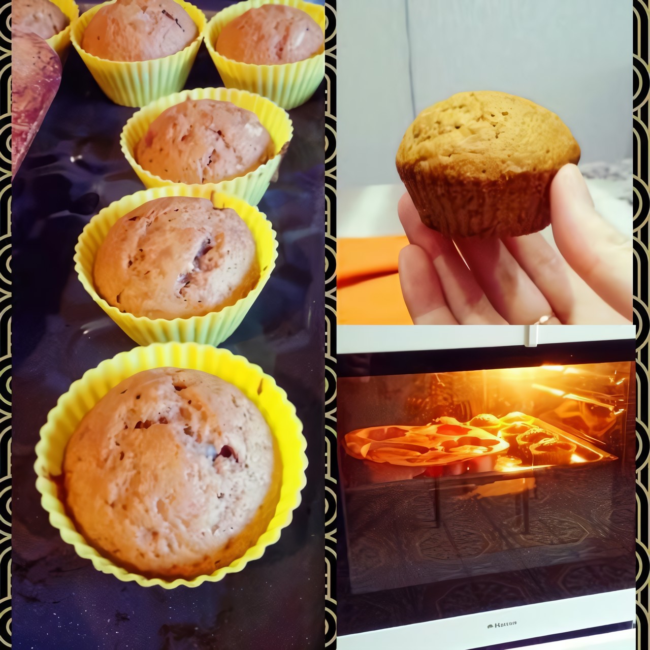 Маффины с бананом и корицей