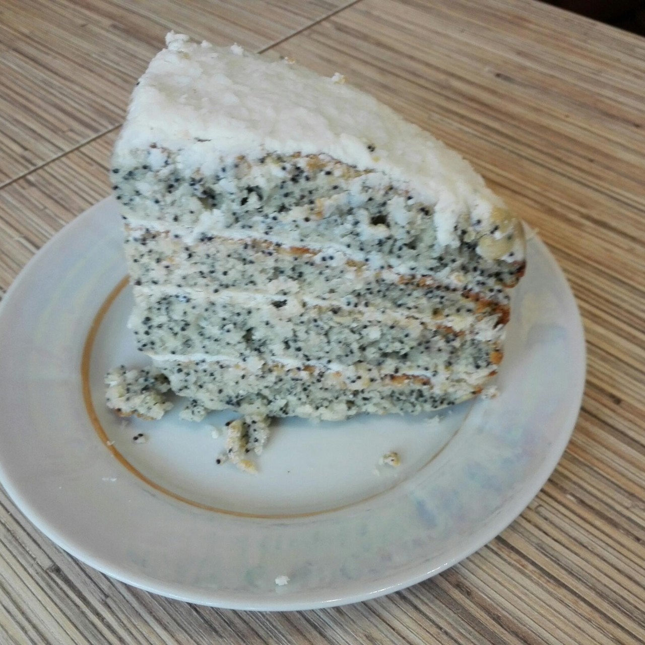 Маковый итальянский торт