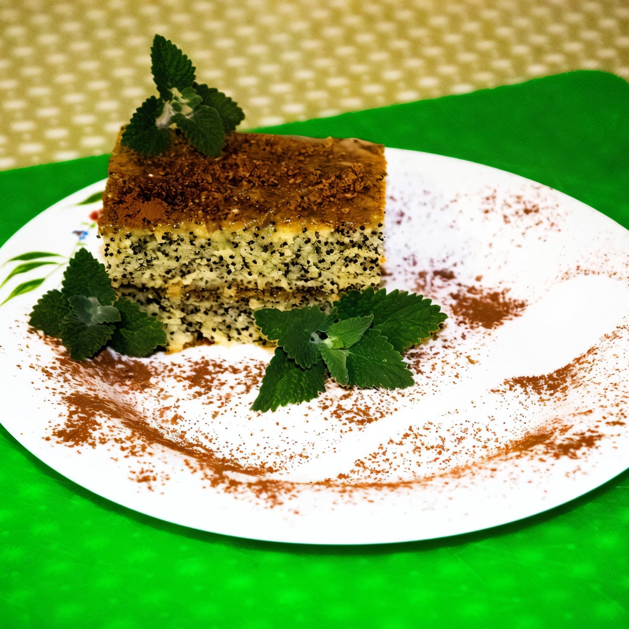 Маковый торт