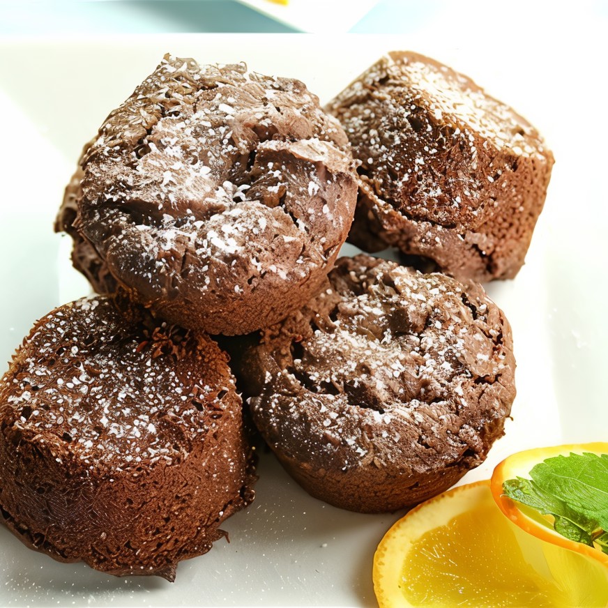 Маленькие шоколадные пирожные