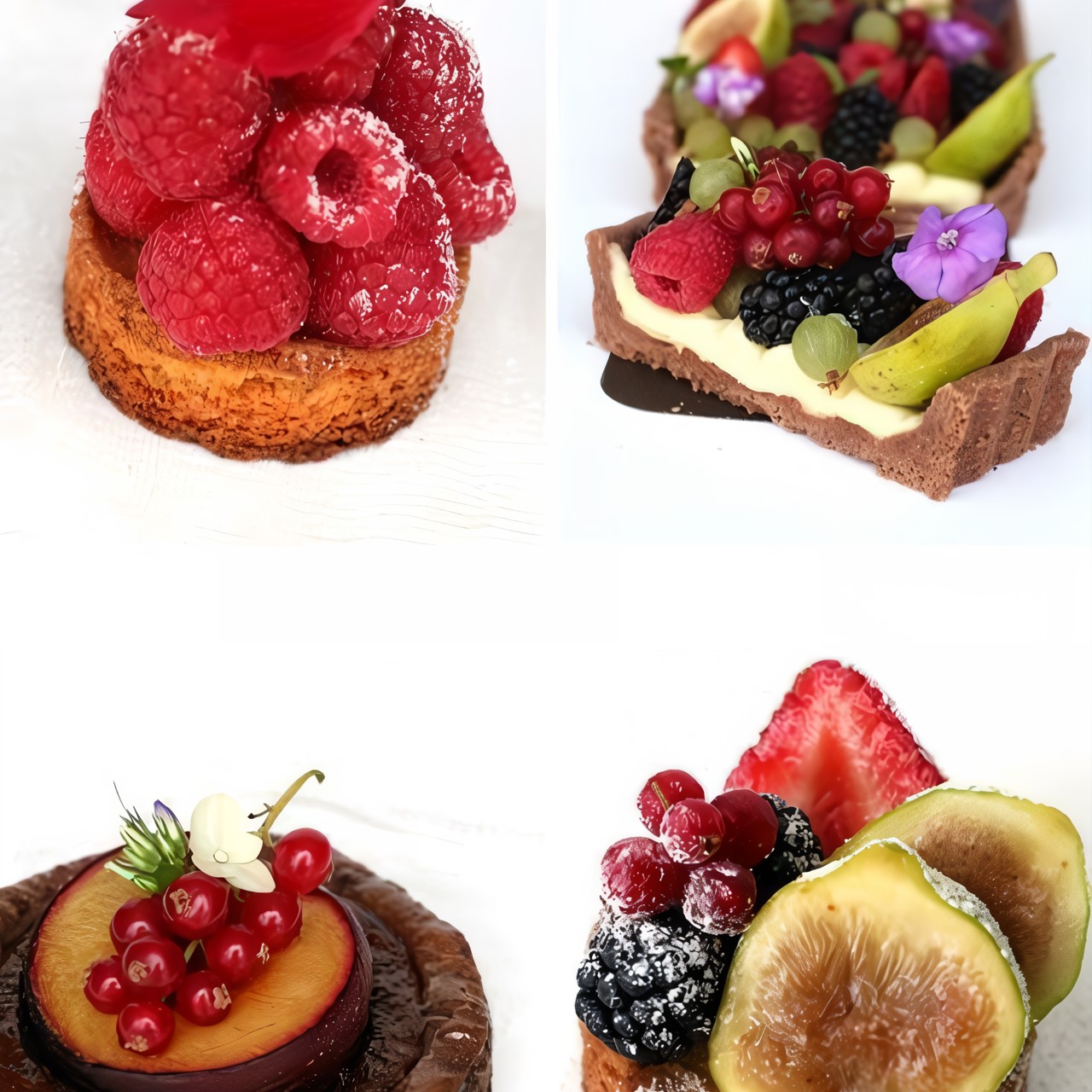 Малиновые пирожные