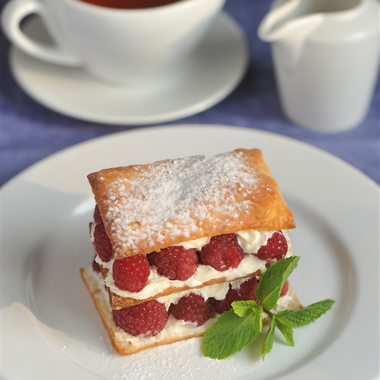 Малиновый мильфей