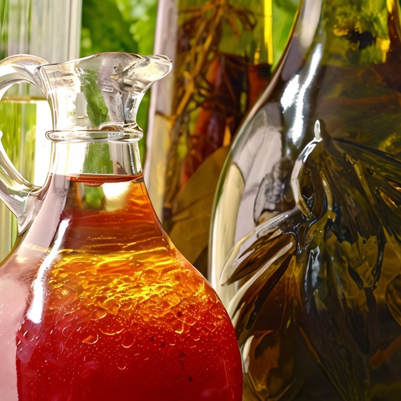 Малиновый винегрет с виноградным маслом