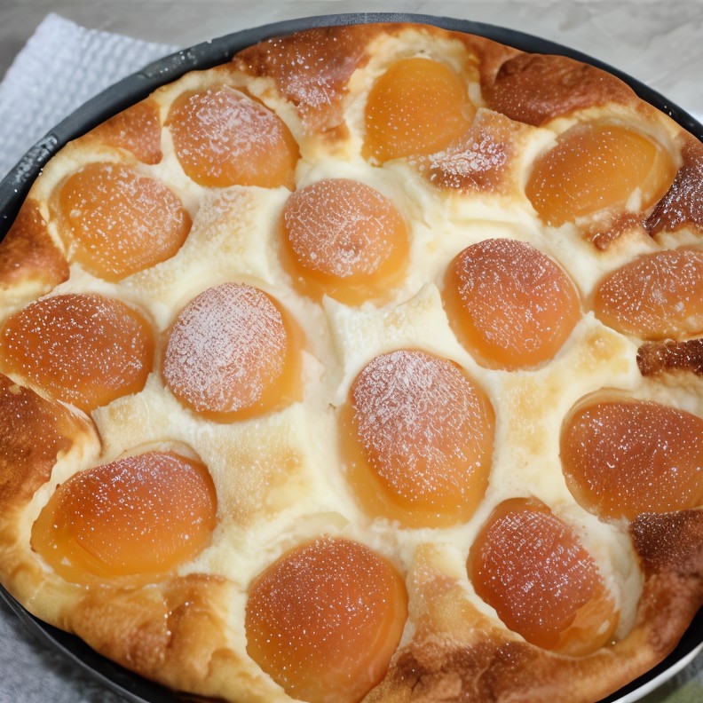 Манная запеканка с орехами и абрикосами