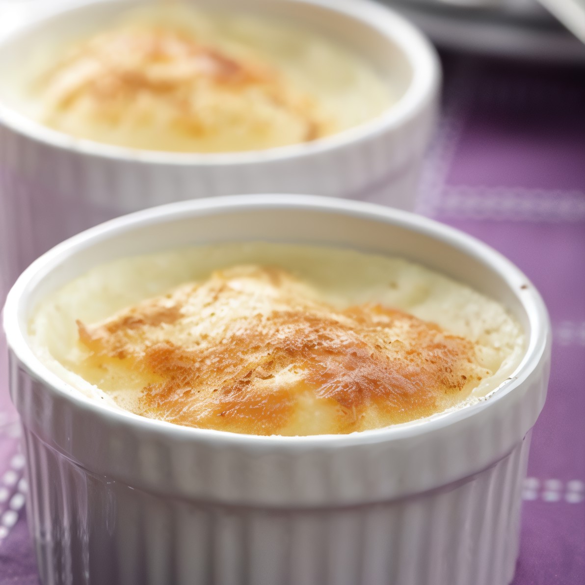 Манный пудинг с яблоками