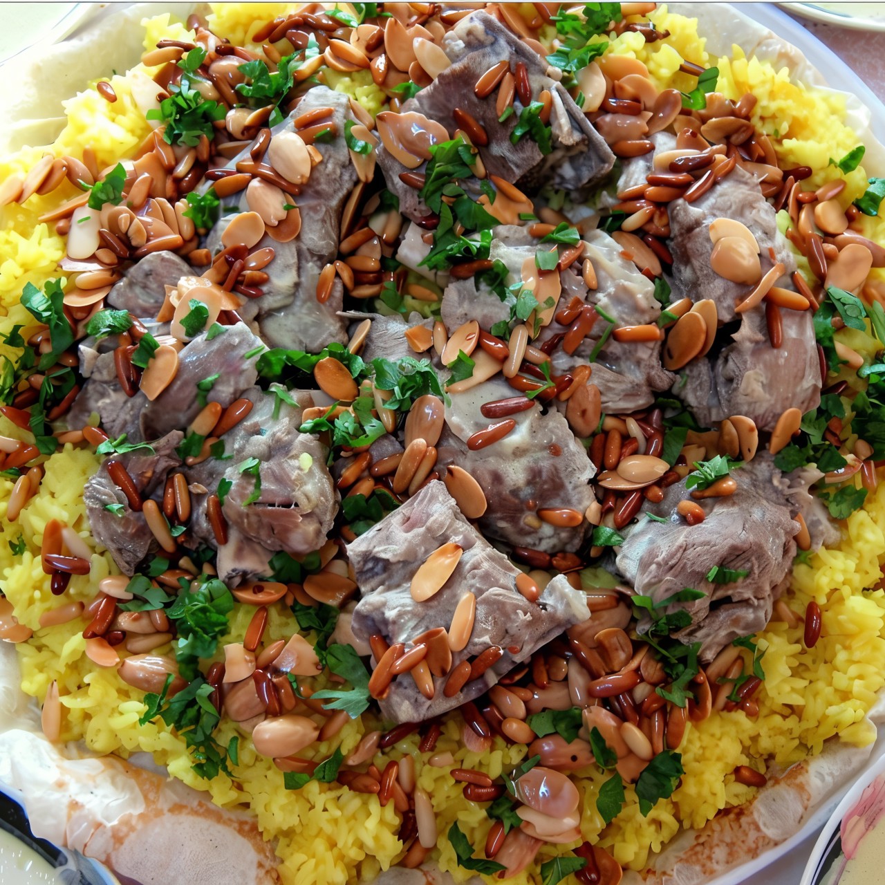 Мансеф из баранины