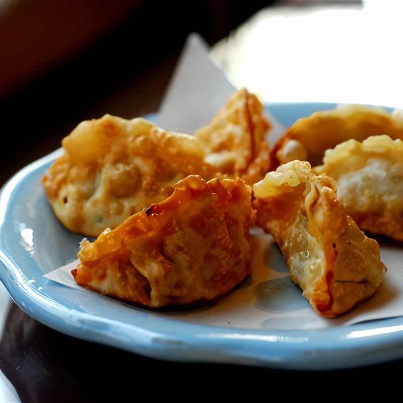 Манты жареные