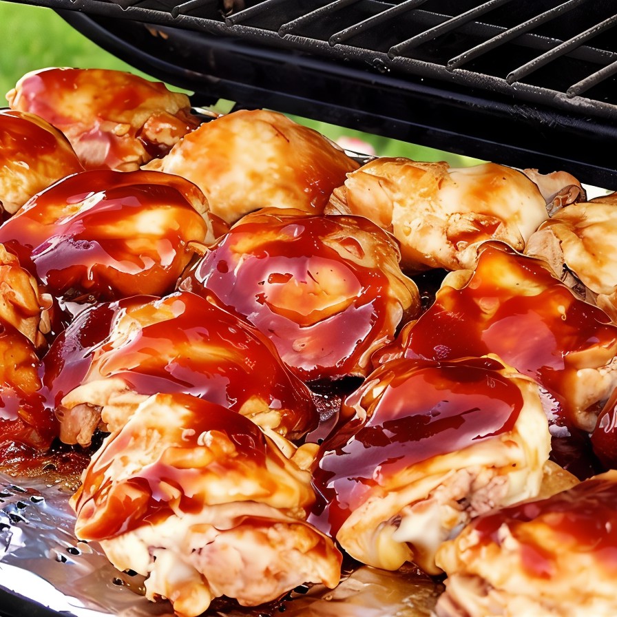 Маринованная курица барбекю по-азиатски