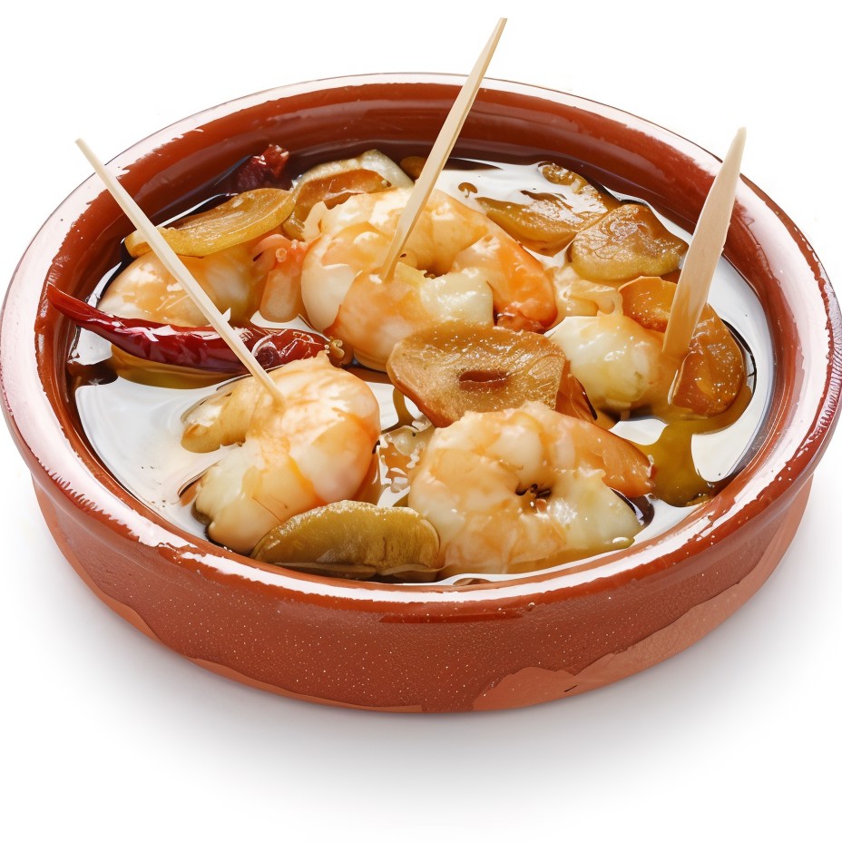 Маринованные креветки с луком и специями