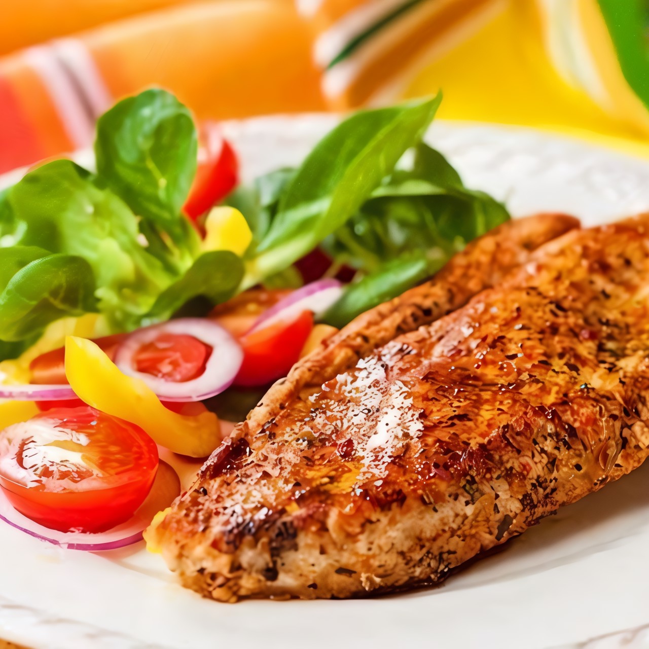 Маринованное филе индейки, запеченная в духовке