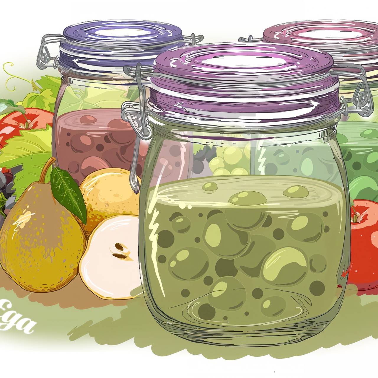 Маринованные фрукты