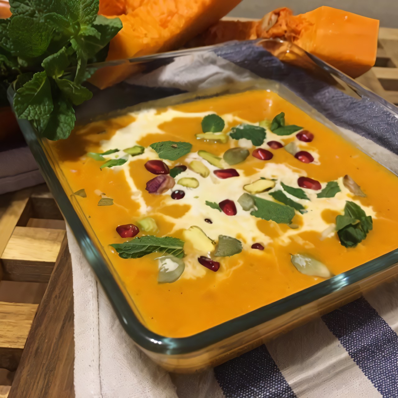 Марокканский тыквенный суп