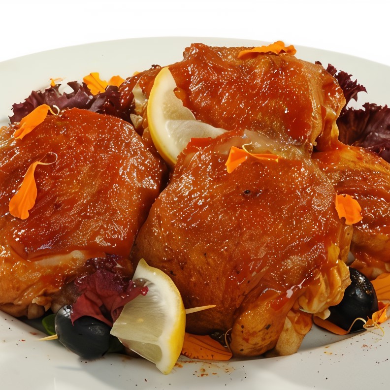 Медовая курица на гриле