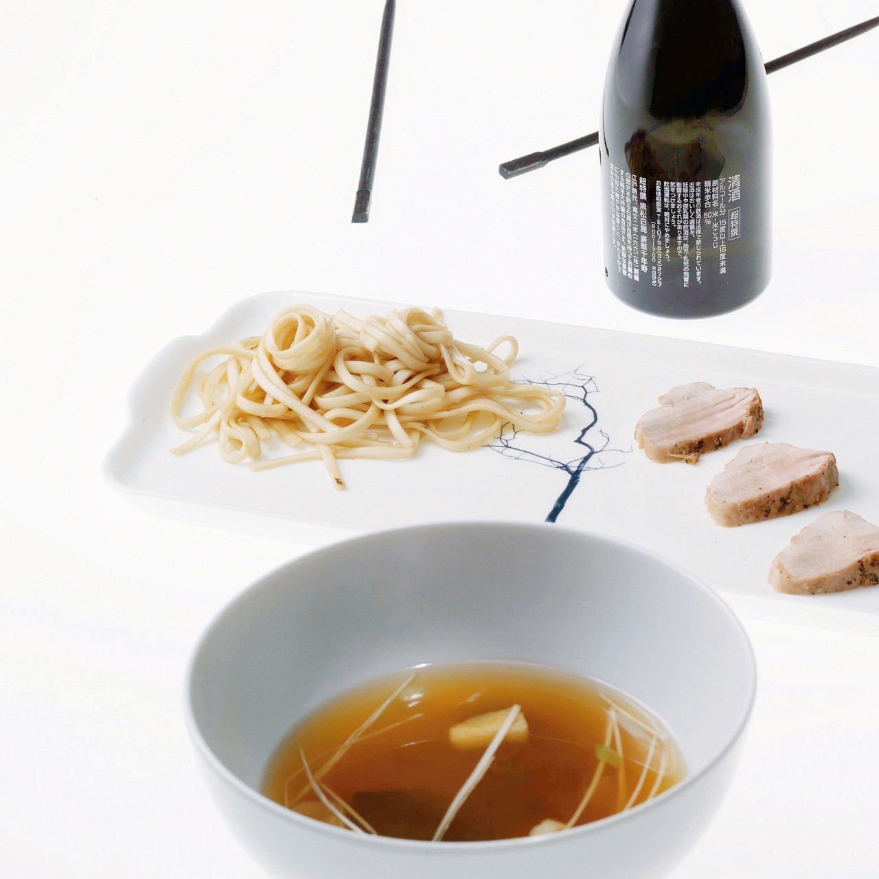 Медовая свинина с лапшой рамен