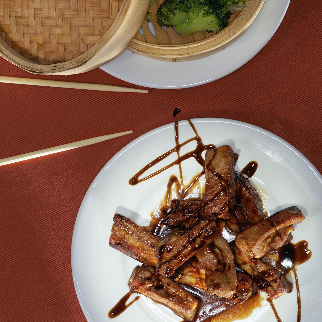 Медовые свиные ребра